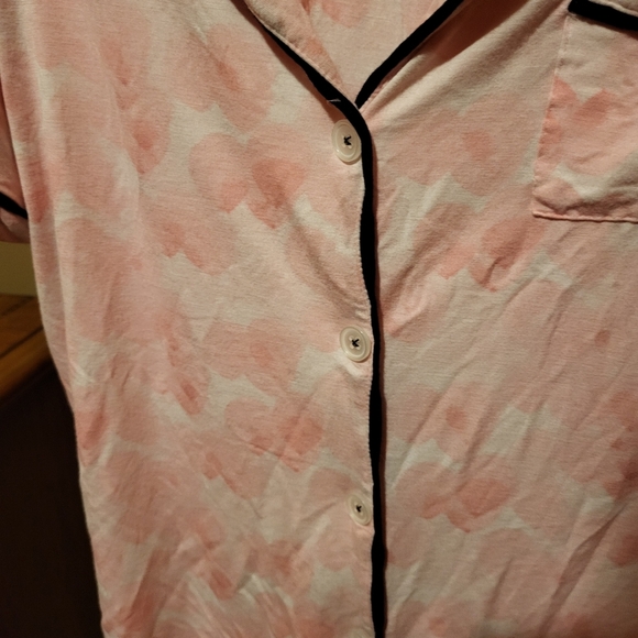Room Service Women's Pink Capri Pajama Set Size Small - Picture 7 of 8